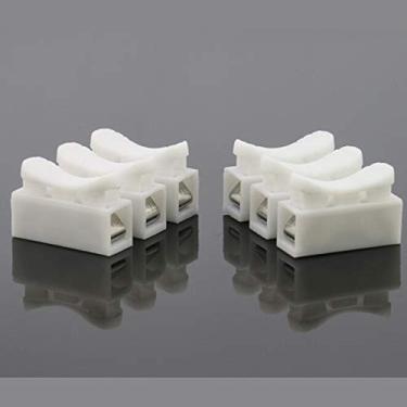 Imagem de 100 peças CH-3 braçadeira de conector de fio de mola suprimentos elétricos bloco de terminais de crimpagem conector rápido tira de LED