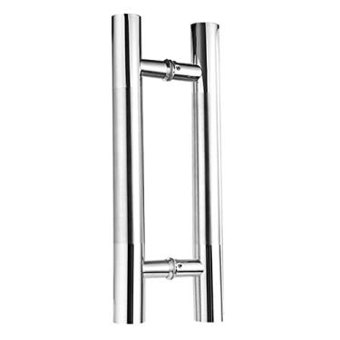 Imagem de Puxador de porta de aço inoxidável de grau comercial resistente 304/puxador de porta de celeiro/puxadores de vidro, acabamento em aço inoxidável, fácil de instalar, 8 tamanhos (tamanho: 120 x 80 cm)