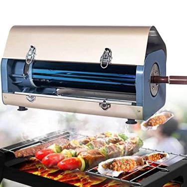 Imagem de JYXYXSCP Churrasqueira solar portátil 200-300°C para acampamento ao ar livre, tubo de vácuo de grande diâmetro de 137 mm, fogão solar de 4,5 L, forno de aço inoxidável