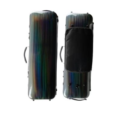 Imagem de Estojo Para Violino, Tamanho 4/4, Cor, Retangular, Híbrido, Fibra De Carbono, Com Trava Por Senha, Bolsa Para Partituras Estojo para instrumento de violino
