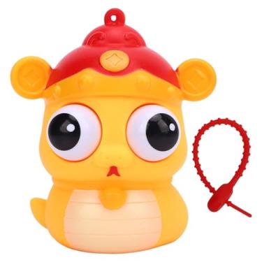 Imagem de Brinquedo para espremer os olhos Brinquedo engraçado para estourar o globo ocular Boneca animal espremedora com olhos saltados para lembrancinhas de festa de escritório Presentes (Amarela)
