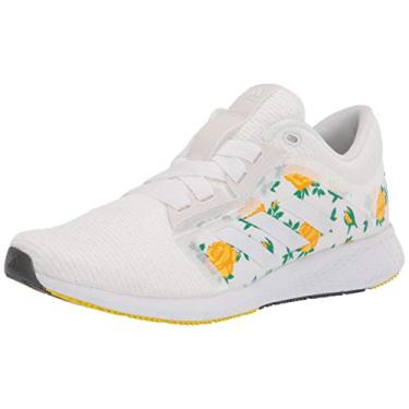 Imagem de Tênis de corrida feminino Adidas Edge Lux 4, White/Gold/Vivid Yellow, 7