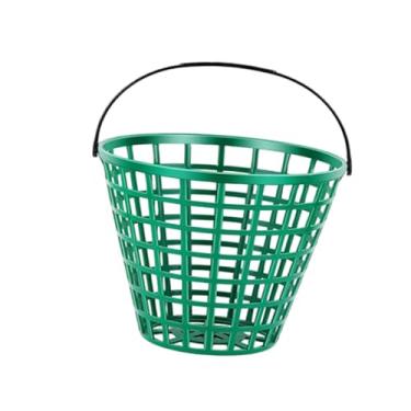 Imagem de Dynwave Cesto para guardar bolas de golfe, suporte para tacos de golfe, acessórios para estádio, recipiente para bolas com alça, balde para treino de golfe, S Hold 50pcs