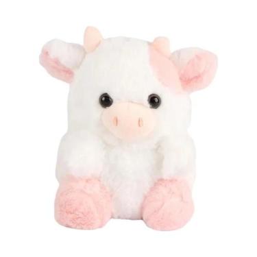 Imagem de Brinquedo De Pelúcia De Vaca Leiteira Super Macio De 20cm, Boneco De A