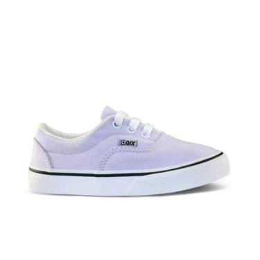 Imagem de Tênis QIX Skate Sunset Vulcan 07 Casual, Lilás, Branco, 40