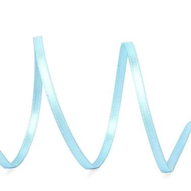 Imagem de 1 rolo, 3 mm/0,11 polegadas DIY fita de cetim acabamento em tecido acessório de roupas artesanais artesanais decoração de casamento casamento embrulho de presente fitas coloridas para amarrar cabelo