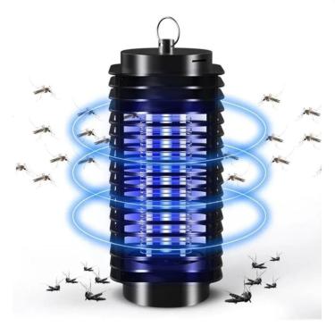 Imagem de Armadilha Mata Mosca Elimina Mosquito Pega Inseto Led Luz Choque Eletrico Bivolt Lampada Proteção Poderosa Repelente