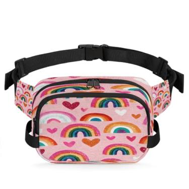 Imagem de Pochete de margarida verde para mulheres e homens com alça ajustável, bolsa transversal, bolsa de peito, bolsa tiracolo, Cor 18