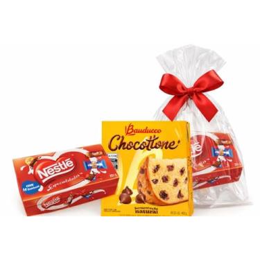 Imagem de Bombom Nestle e Chocotone Bauducco 400g