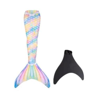 Imagem de Fantasia De Cauda De Sereia Para Crianças E Adultos, Cosplay De Menina