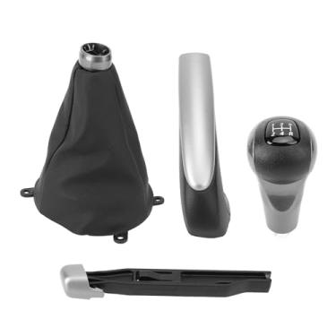 Imagem de aqxreight Conjunto de Botão de Engrenagem de 5 Unidades Com Bota 54102-SNA-A01 5 Velocidades de Toque Mais Suave Aparência Elegante Botão de Engrenagem Manual Consistente Com você Conjunto de de