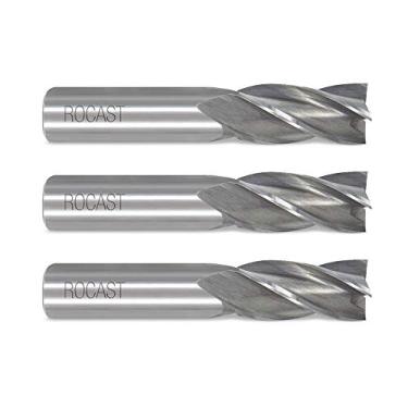 Imagem de Fresa de Topo com Haste Cilíndrica em Aço Rápido - Vários Cortes - (HSS) - 3,00mm - Ref. 844 AN Rocast 18,0034