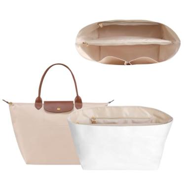 Imagem de KOMHPS Bolsa organizadora para bolsa, bolsa organizadora de feltro, mochila compatível com Longchamp, Le Pliage, LV, Coach