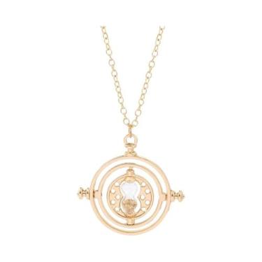 Imagem de Colar mágico time turner 360 rotativo ampulheta potters cosplay conver