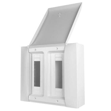 Imagem de Quadro Distribuição Protectbox 24 Din Sobrepor Branco