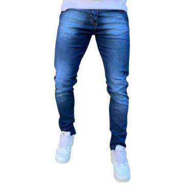 Imagem de calça jeans masculina skinny com lycra preta Premium - SC STAR, Azul e