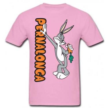 Imagem de Camiseta  Pernalonga fornecedor M&M Presentes Personalizados, Rosa, 10