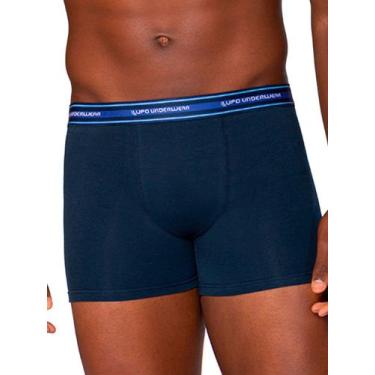 Imagem de Cueca Boxer Lupo 523-003, Azul marinho, GG