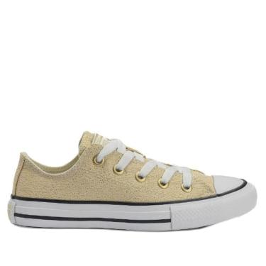 Imagem de Tênis Infantil Menina Converse All Star Ck1188 Amêndoa-Feminino