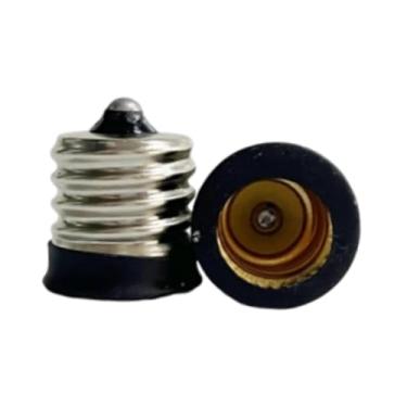 Imagem de Generic Adaptador de base de lâmpada portátil de fácil instalação para substituição de base de lâmpada, E17 a E14