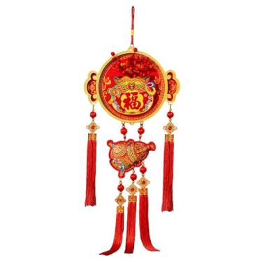 Imagem de Fancyes Enfeite de Ano Chinês para Pendurar, Pingente Festivo Tradicional, Ano Lunar do Cavalo 2026 para Decoração de Casa de Campo, Style G