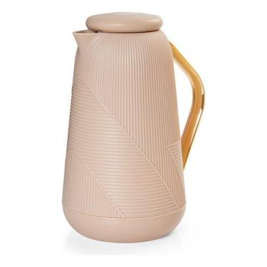 Imagem de Garrafa Térmica 1 Litro Bari Nude Para Chá Café Termopro