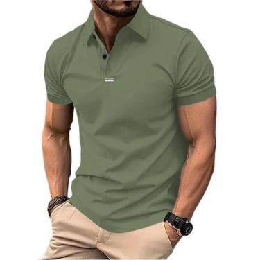 Imagem de Camisas Polo Masculinas Leves E Respiráveis Com Tecnologia De Controle
