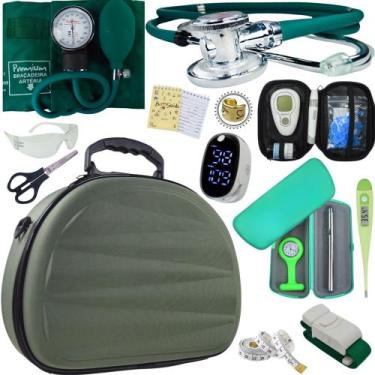Imagem de Kit Enfermagem Maleta Medica Super Luxo Completa Promocao - Love Saude