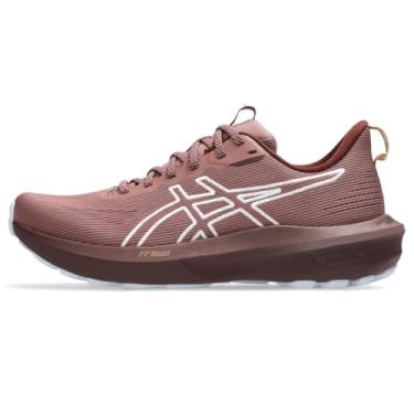 Imagem de ASICS Tênis de corrida feminino GT-1000 14, Nature Bathing/Rubble Red, 36