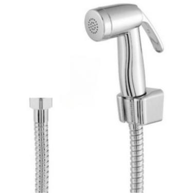 Imagem de Ducha Higiênica Cromada Engate Flexível Aço Inox 1,50 Metros + Gatilho