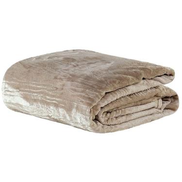 Imagem de Cobertor Casa Scarpa Snow Queen Mantinha Para Viagem Macia - Sand - Avelã