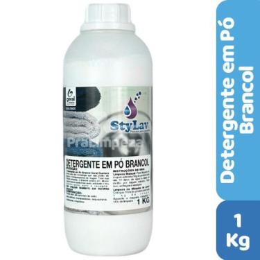 Imagem de Sabão em Pó Branqueador para Roupas Brancas  1Kg - Brilho Xike