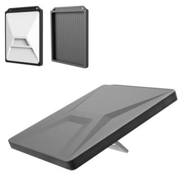 Imagem de SENNOVI Capa protetora de silicone para Starlink Mini, capa à prova de choque à prova d'água para Starlink mini prato, capa de viagem ao ar livre segura para sinalização para trailer/acampamento