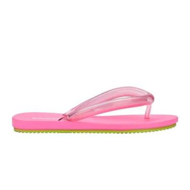 Imagem de Chinelo Melissa Flip Flop Airflow Ad Rosa Verde, Marrom azul, 33/34