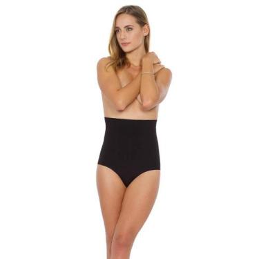 Imagem de Calcinha Alta Modeladora Plié 50041, Preto, G