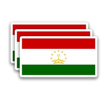 Imagem de Adesivos de bandeira dos países 01 (Tajiquistão)