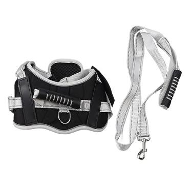 Imagem de SIWOTED Arnês para cães Coleira reflexiva ajustável segura e respirável para animais de estimação colete corda para treinamento em viagens (eu)