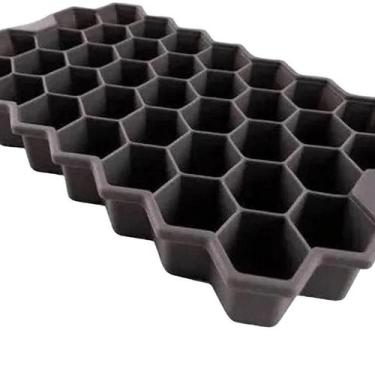 Imagem de Forma de Gelo em Silicone Flexível 37 Cubinhos Fácil Desenformar para 