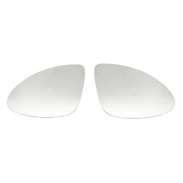Imagem de Espelho retrovisor do carro grande angular aquecido espelho de vidro compatível com porsche cayenne 2015-2017(A pair)