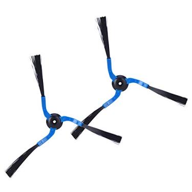 Imagem de 2 Peças de Escova Lateral Substituição Reposição para Robô Aspirador VCRM72VR Macio Flexível Capacidade Limpeza Fácil De