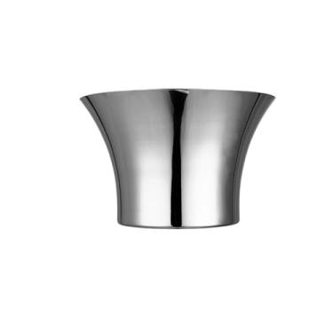 Imagem de Recipiente de gelo de luxo de aço inoxidável balde de gelo comercial grande vinho para vermelho, champanhe, cerveja, vinho, cerveja, champanhe, champanhe (prata)