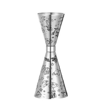 Imagem de Jigger Bar duplo para coquetel, copo de medição de licor, barra de ferramentas de medição de martini (tipo z)