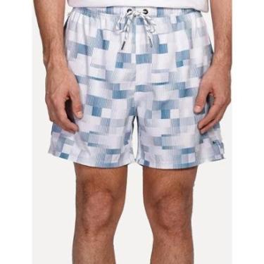 Imagem de Short Aramis Masculino D'Água Elastico Pixel Azul Claro-Masculino