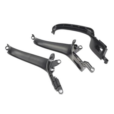 Imagem de Portas interiores do carro lidar com interruptor da janela painel puxar guarnição capa Compatível com audi a4 b6 b7 2002-2008(3PCS)