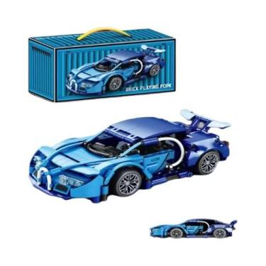 Imagem de Modelo De Carro De Corrida Para Adultos, Mini Blocos De Montar, Quebra