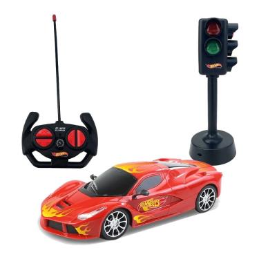 Imagem de Carrinho de Controle Remoto Hot Wheels RC Luzes de Corrida - Multikids 