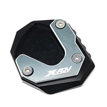 Imagem de Anti-derrapante Para x adv xadv 750 xadv750 2017 2018-2022 2023 suporte de pé placa extensão lateral ampliar almofada(Gray A)