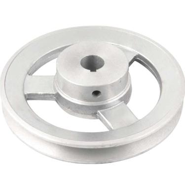 Imagem de Polia Alumínio 1 Canal Perfil A 150Mm Com Furo 3/4 - Vonder