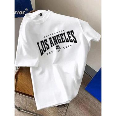 Imagem de Camiseta Unissex Estampada Los Angeles California 1989 Streetwear Urba