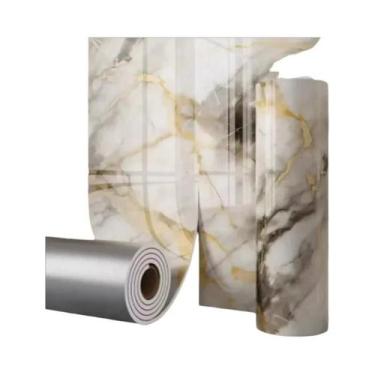 Imagem de Papel De Parede De Espuma Grossa De 40cm Com Efeito Mármore, Autoadesi